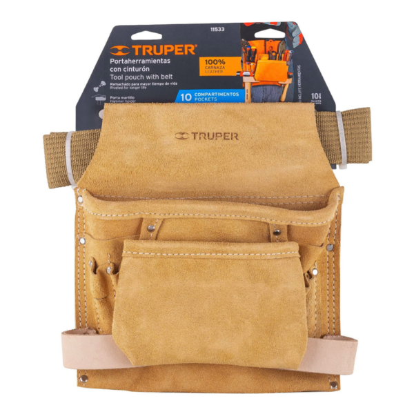 Truper Cinturón Porta Herramientas 6 Compart. 11533